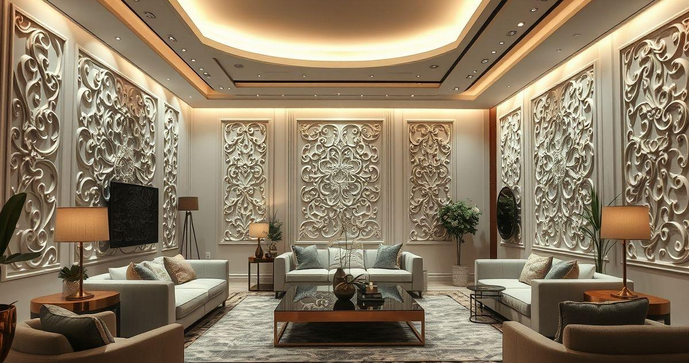Placas de Gesso Decorativas para Sua Casa