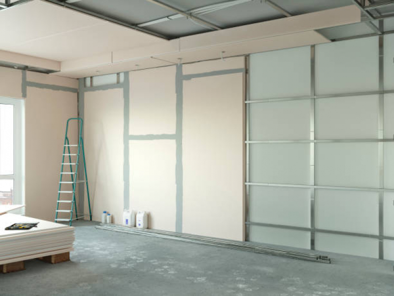 Serviço de Instalação de Placa de Drywall Nova Lima - Instalação de Kit de Porta para Drywall